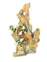 Bumblebee Honeycomb Sculpture 25cm With 3 Painted Bees