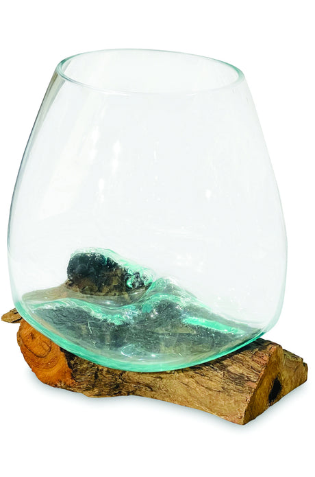 Root With Glass Bowl Large