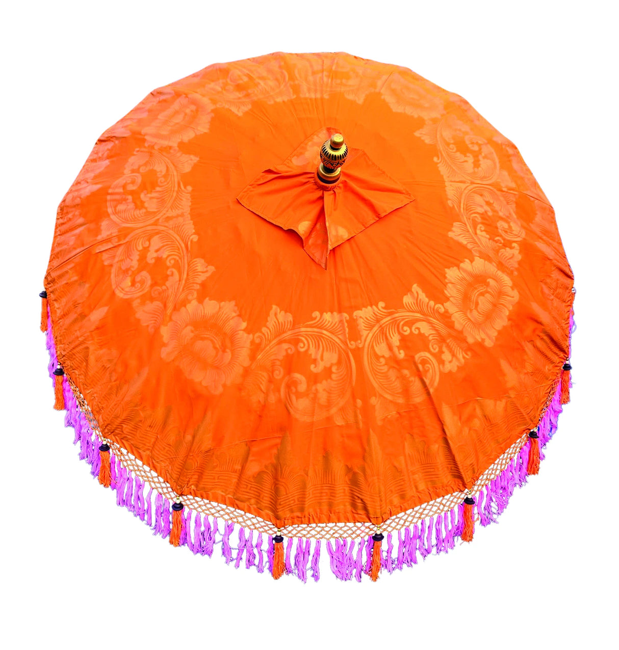 Sunset Bloom Bali Sun Parasol (Orange And Pink) 2m (With Pole Joint)