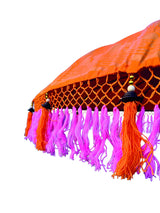 Sunset Bloom Bali Sun Parasol (Orange And Pink) 2m (With Pole Joint)