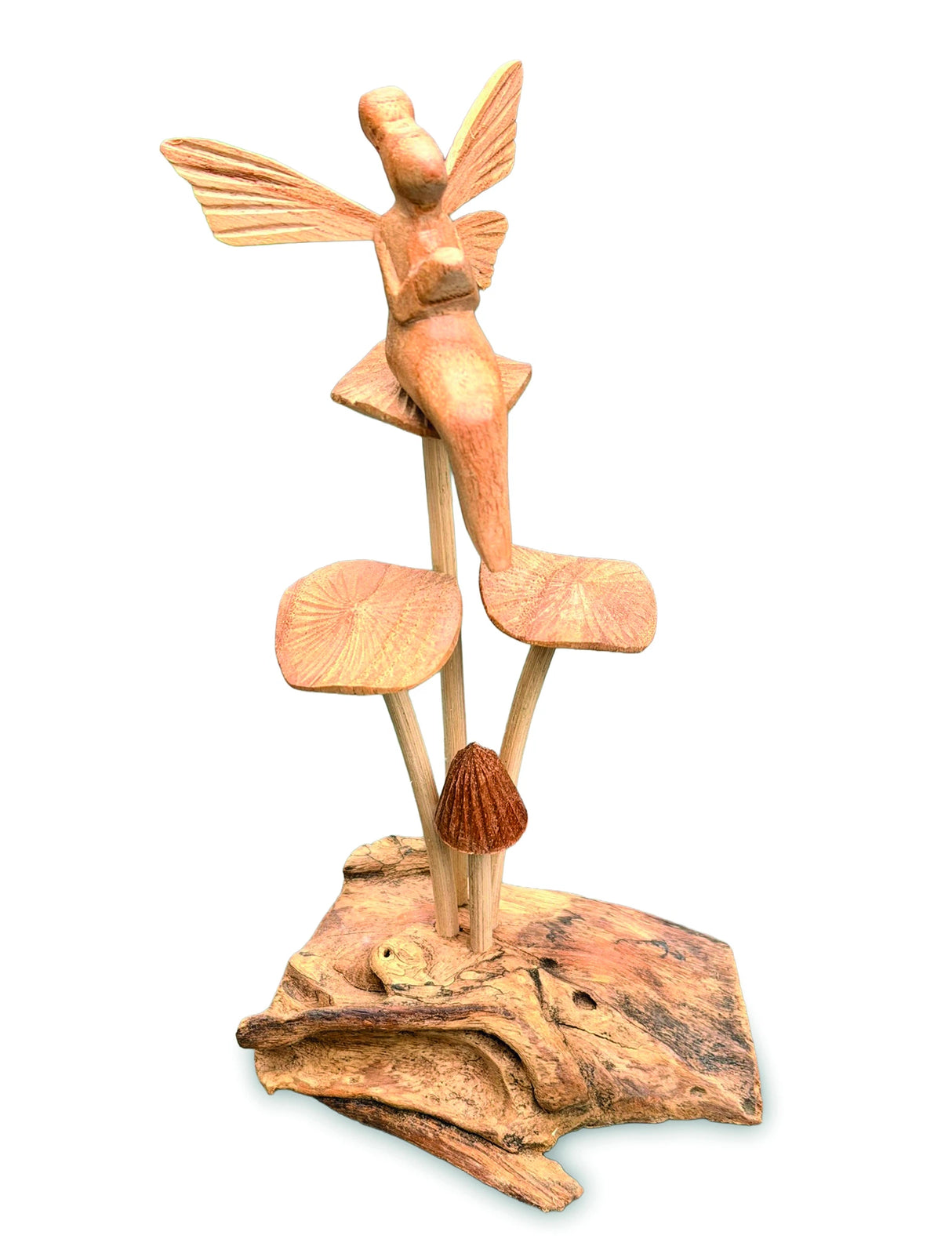 Tinkerbell Fairy On Mystical Mushrooms