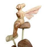 Tinkerbell Fairy On Mystical Mushrooms