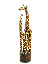 Double Giraffe Family 100cm