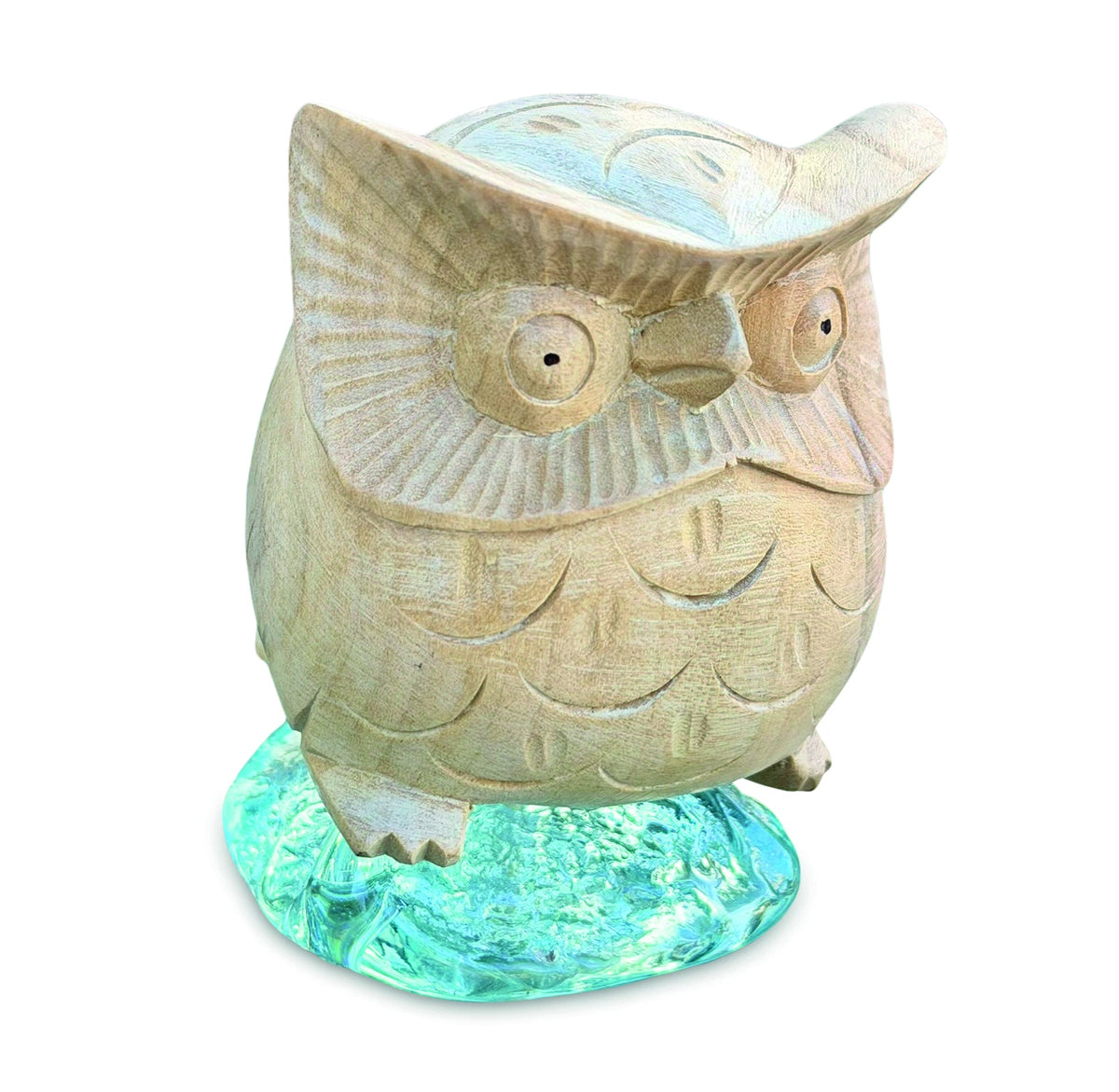Owl On Glass 10cm