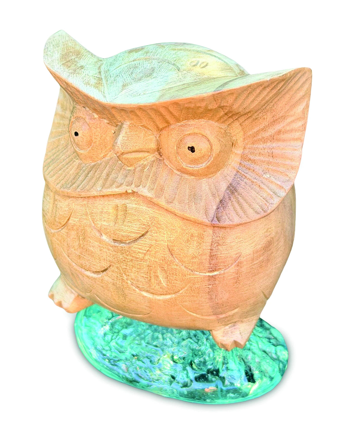 Owl On Glass 10cm