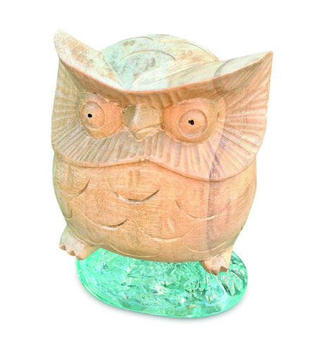 Owl On Glass 10cm