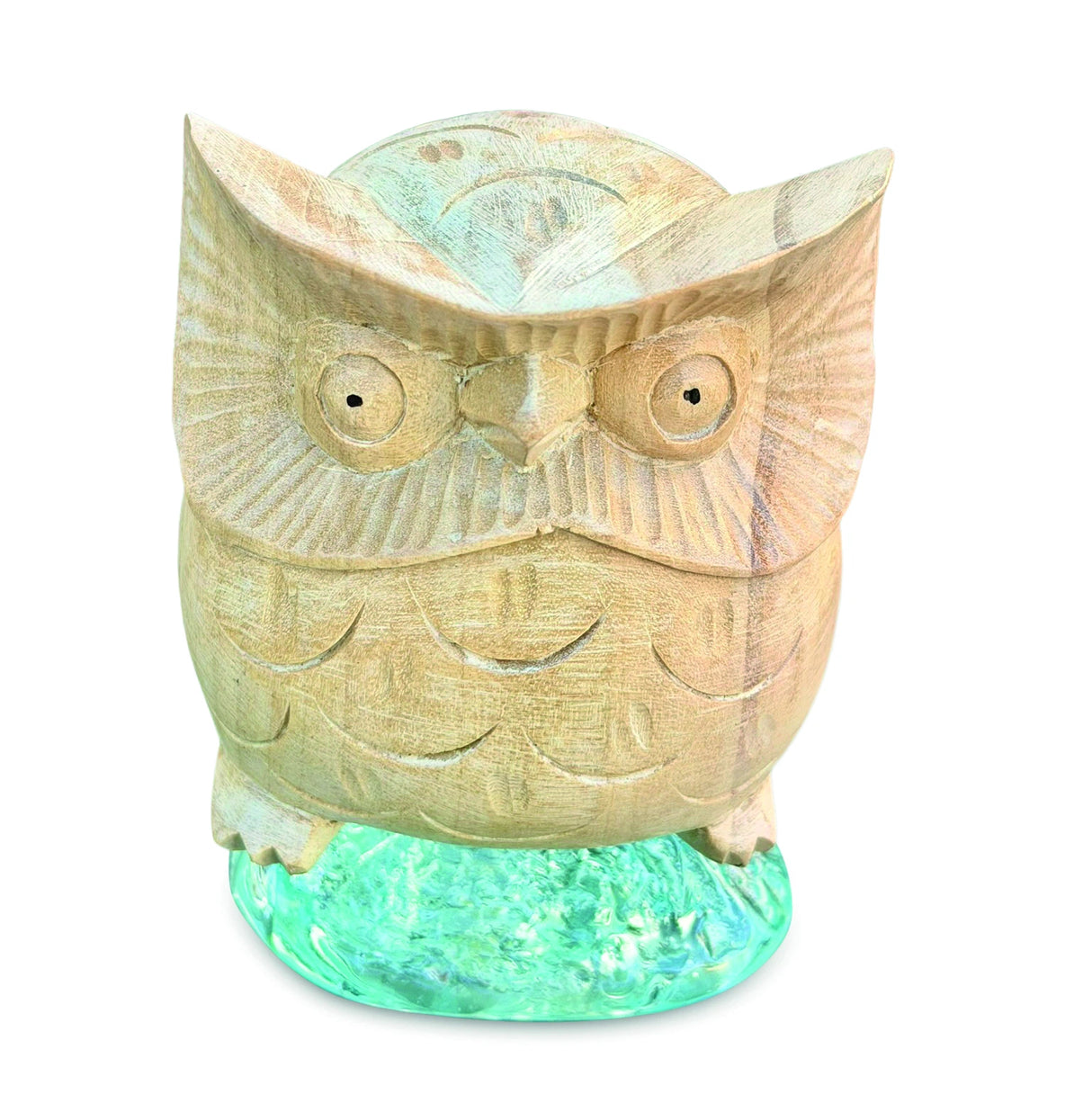 Owl On Glass 10cm