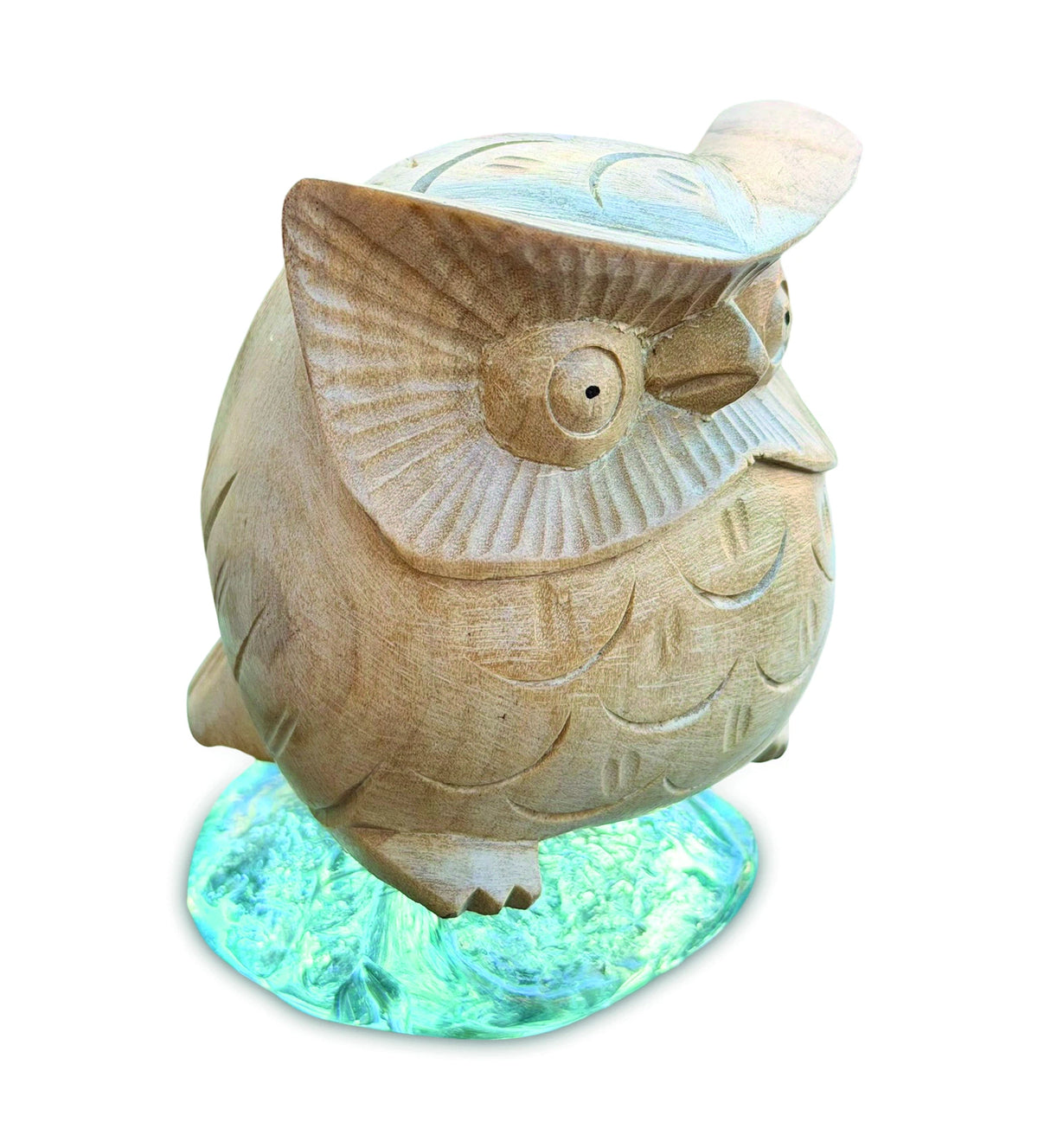 Owl On Glass 10cm