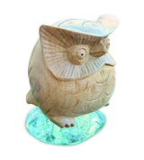 Owl On Glass 10cm