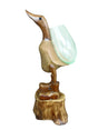 Flower Power Duck With Mini Glass Vase