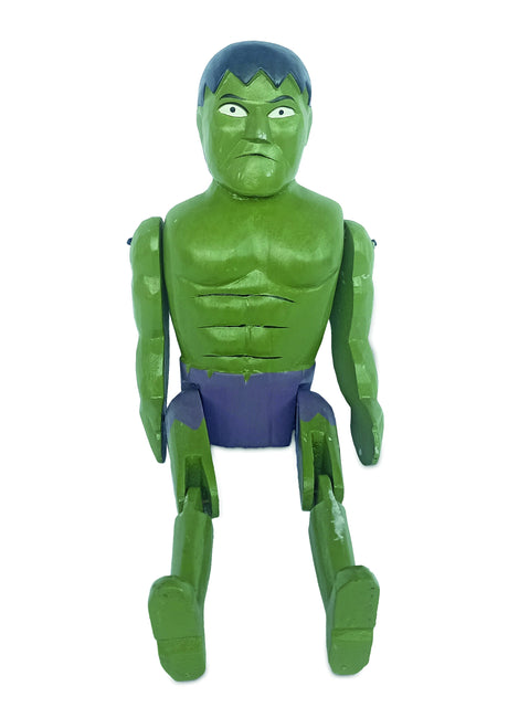 Incredible Hulk Wooden Puppet Large 44cm