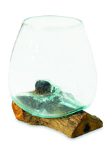 Root With Glass Bowl Large