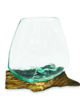 Root With Glass Bowl Large