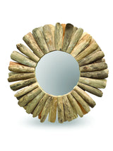 Driftwood Round Mirror 60cm