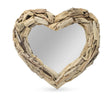 Driftwood Heart Mirror 50cm
