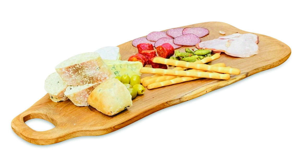 Teak Chopping Board With Handle 60x30