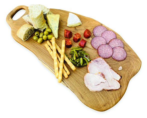 Teak Chopping Board With Handle 60x30