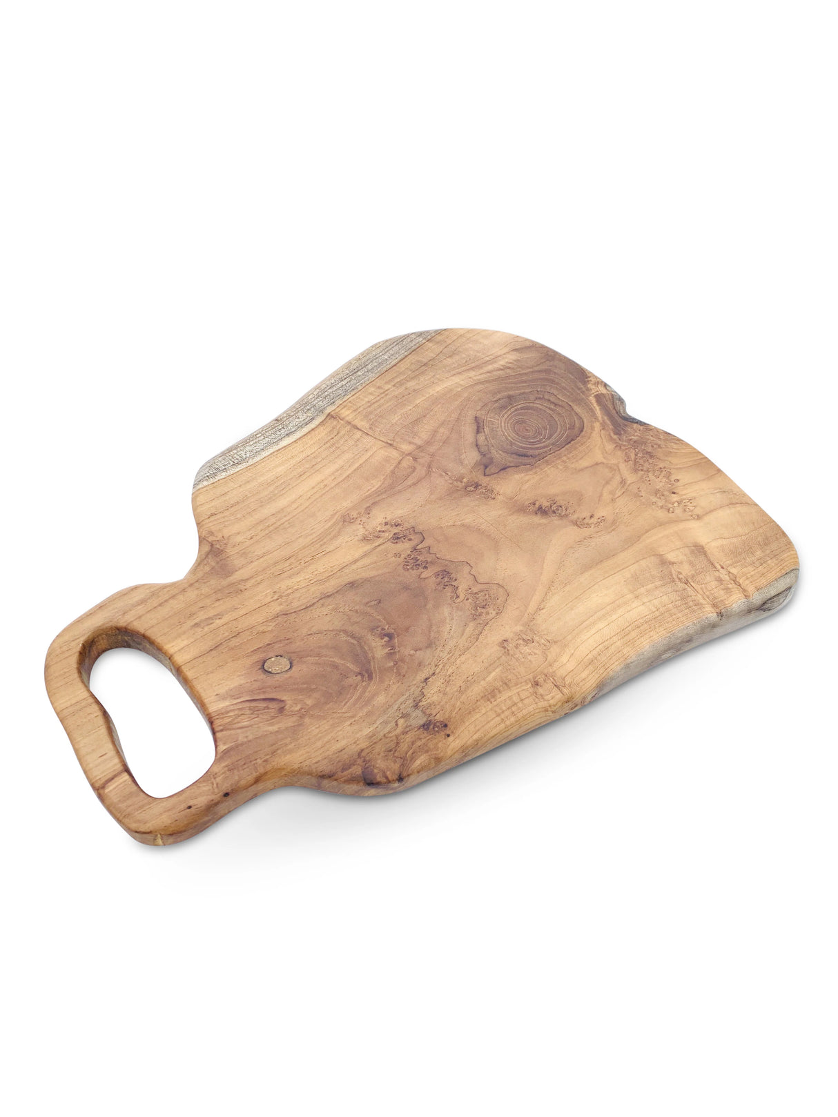 Teak Chopping Board With Handle 35x25