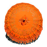 Bali Sun Parasol Citrus Orange And Gold 2m (With Pole Joint)