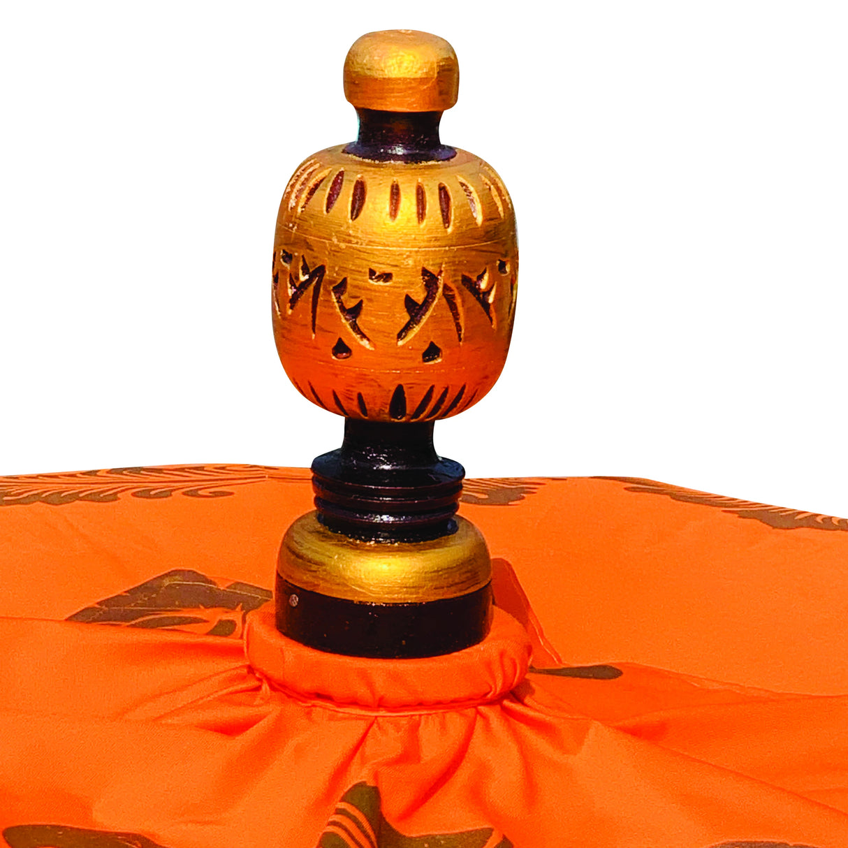 Bali Sun Parasol Citrus Orange And Gold 2m (With Pole Joint)