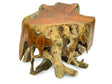 root round spider coffee table small