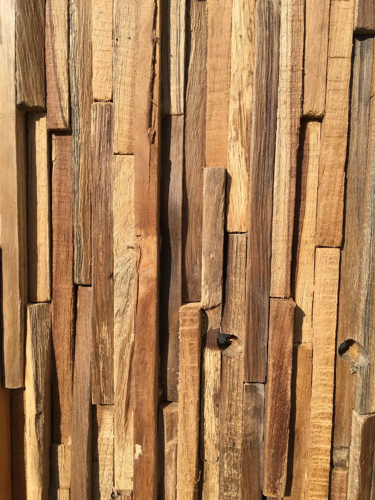 Teak Wall Cladding Panel Small