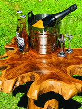 root mushroom side table