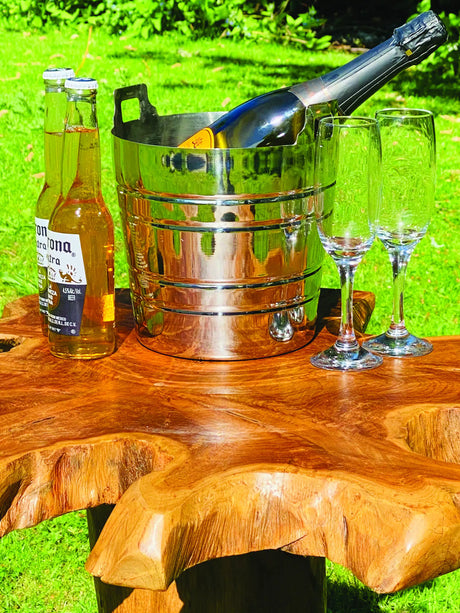 root mushroom side table