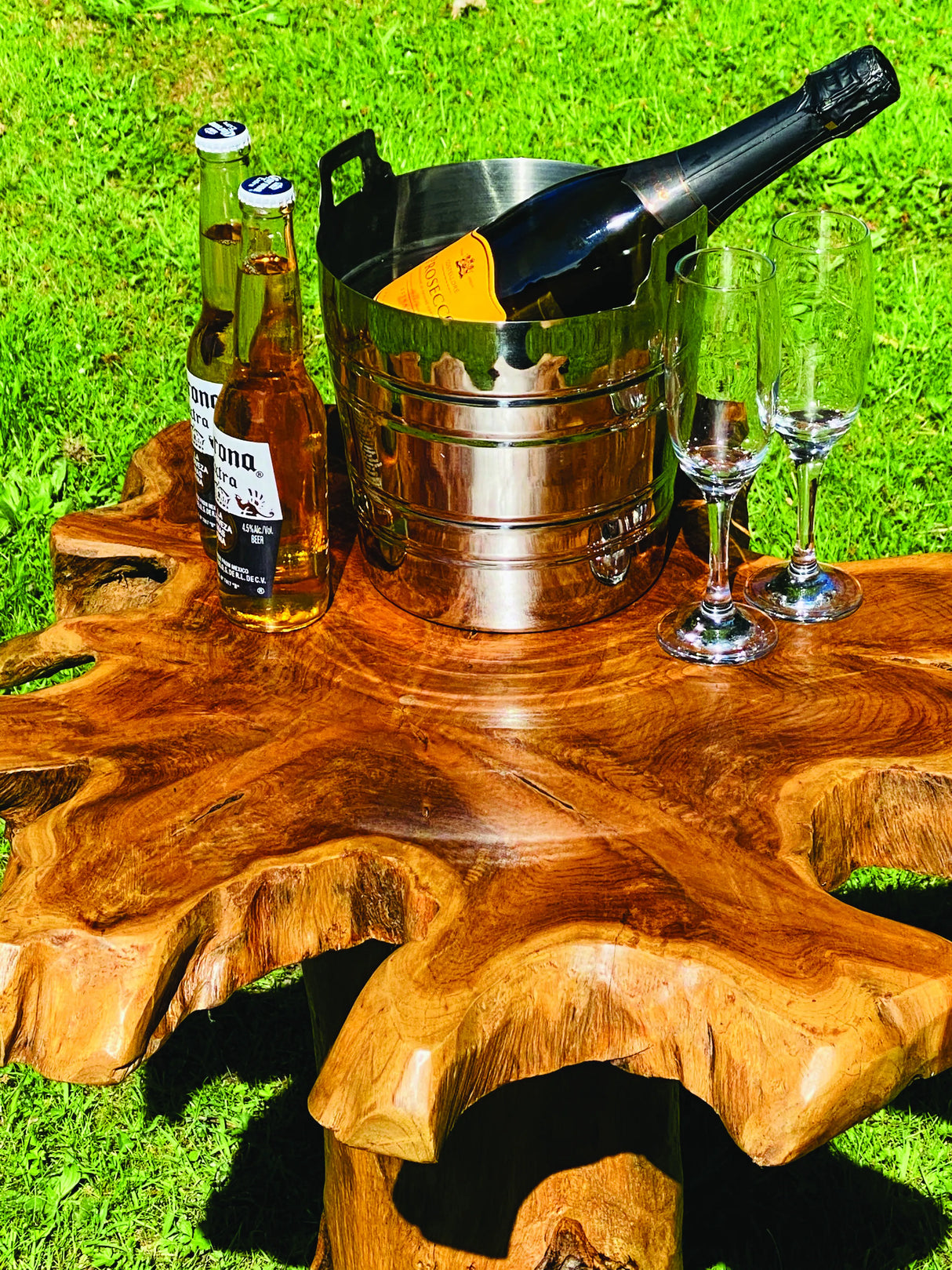 root mushroom side table