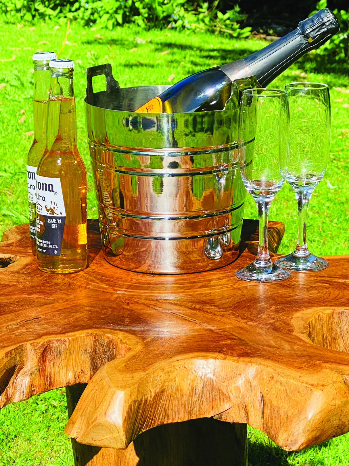 root mushroom side table