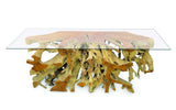 Root Console Table Large With 175cm X 55cm Glass, 80cm H