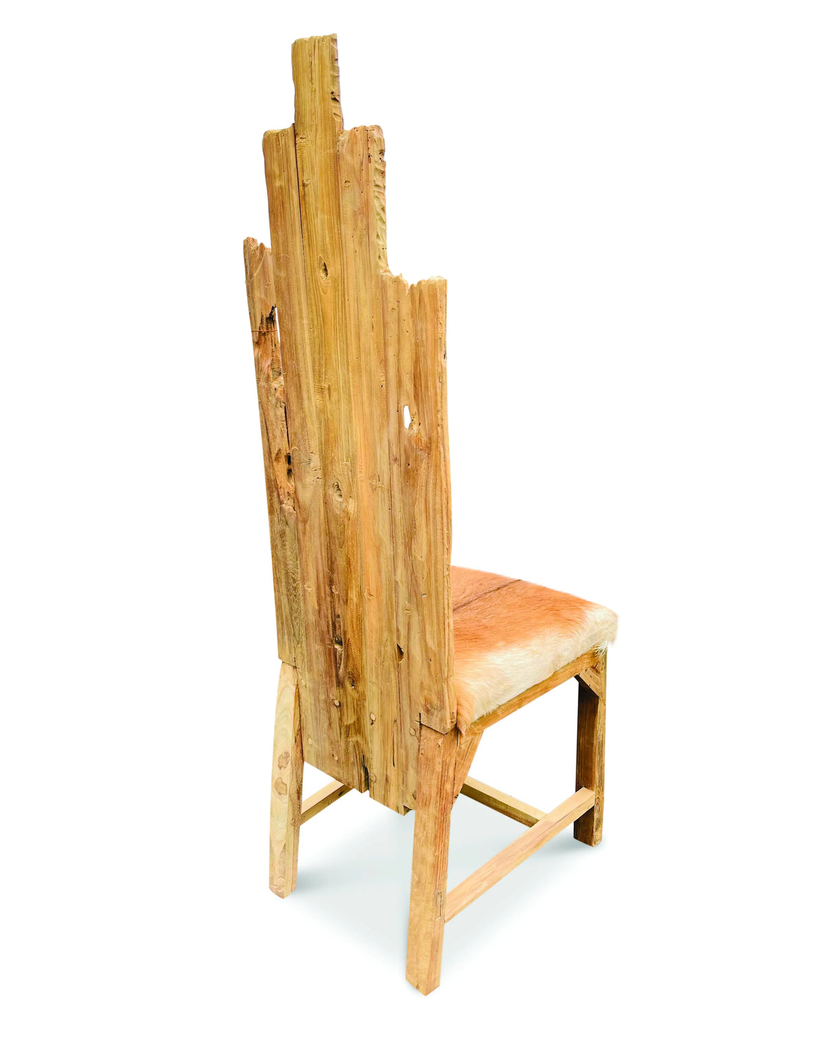 root goat skin dining chair