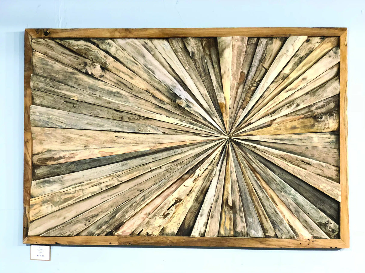Root Rectangle Sun Wall Panel