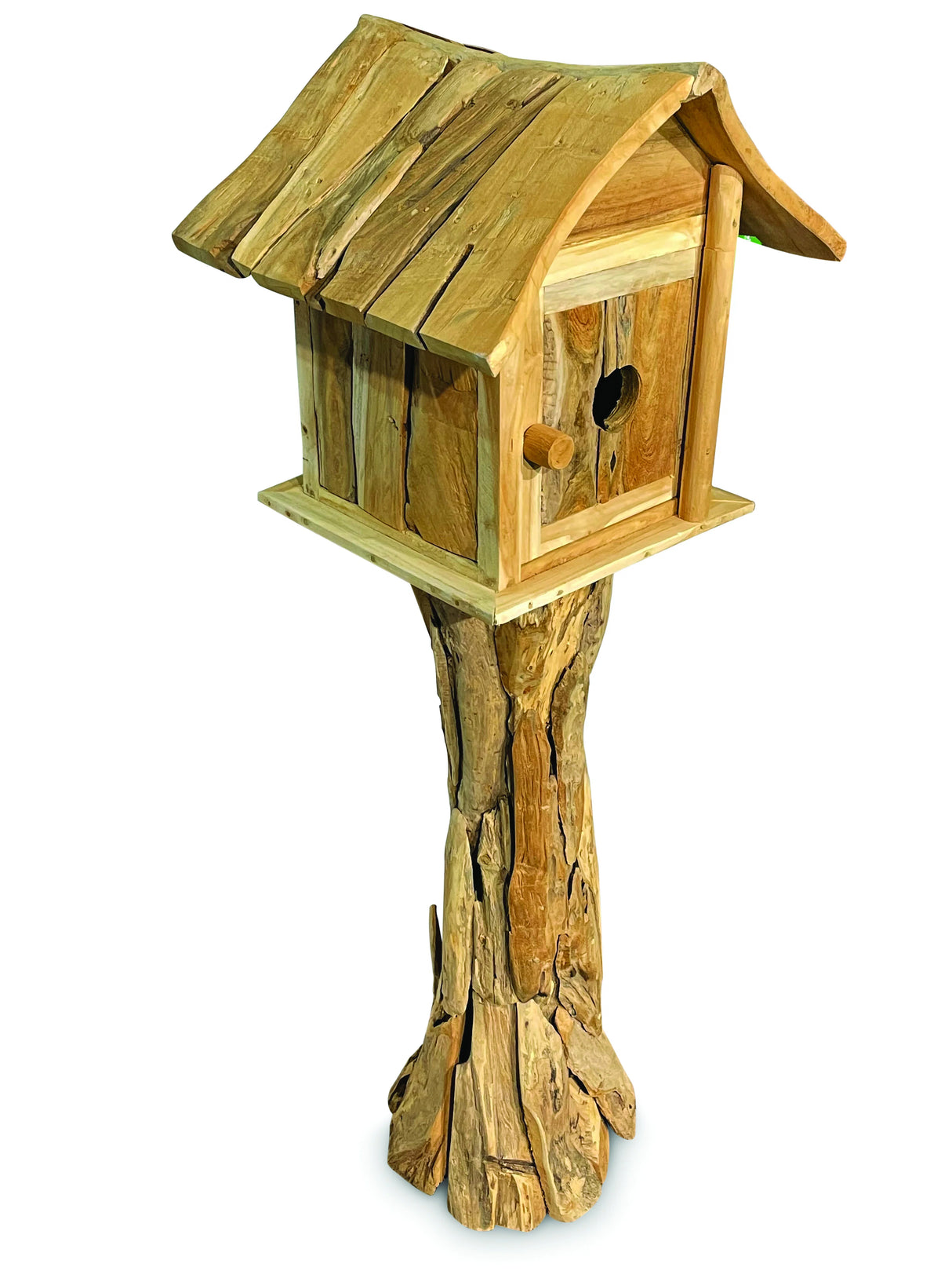 Root Bird House With Door