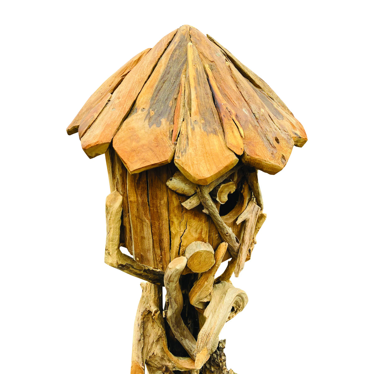 Root Java Bird House On Stand