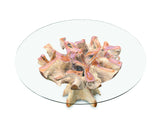 Lombok Round Dining Table With Glass 150cm