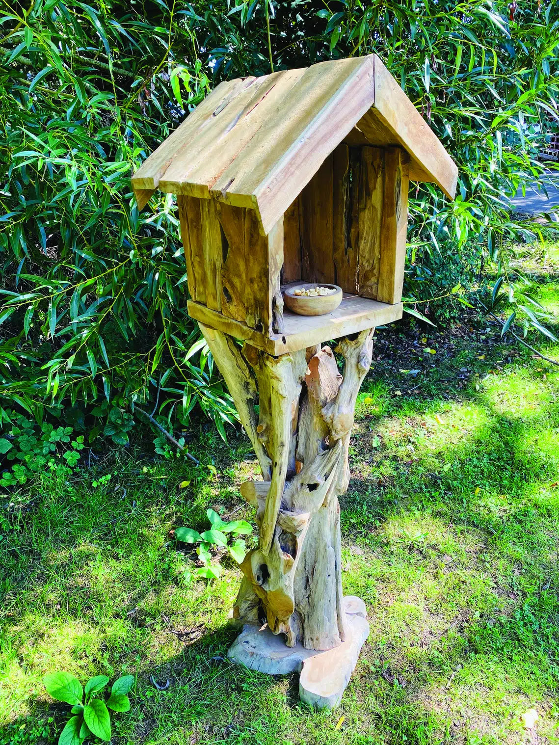 Root Tiki Bird Feeding House