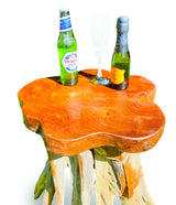 Driftwood Mini Drinks Table 45 cm High