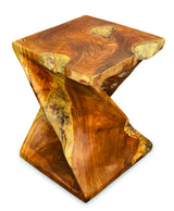 Teak Root Driftwood Twist Lamp Table/Stool 40cm