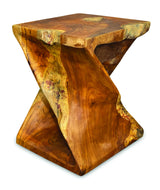 Teak Root Driftwood Twist Lamp Table/Stool 40cm