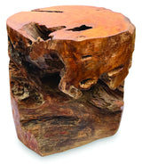 Teak Round Solid Block Coffee Table 50x50cm
