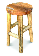 Root Round Top Bar Stool 4 Legs