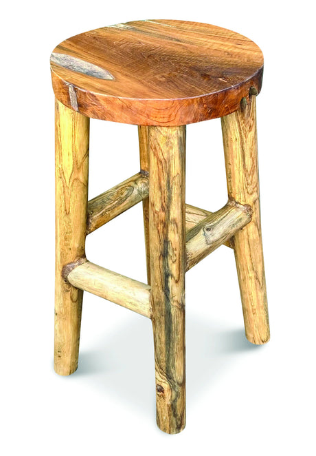 Root Round Top Bar Stool 4 Legs
