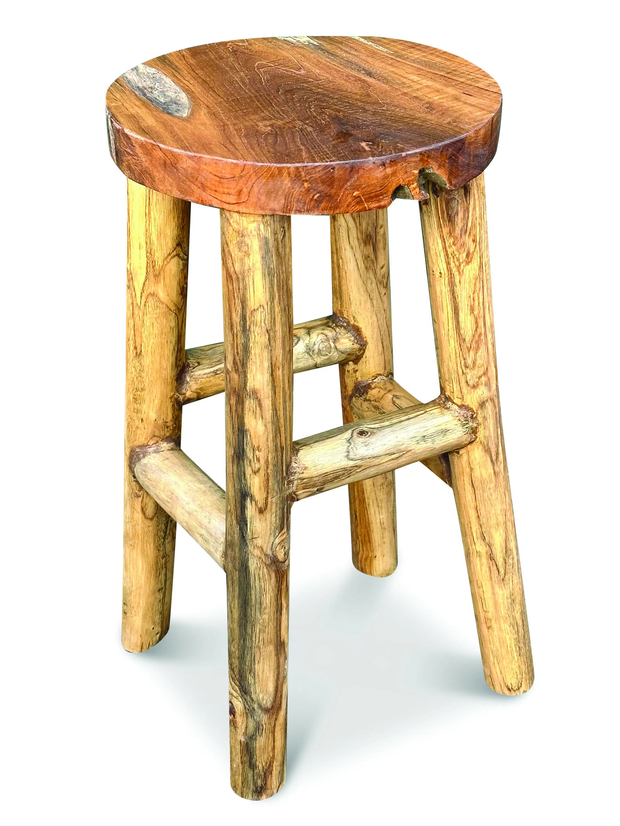 Root Round Top Bar Stool 4 Legs