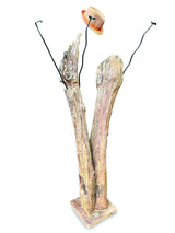 Driftwood Double Sculpture Coat Stand