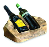 Driftwood Wine Holder Double