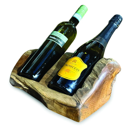 Driftwood Wine Holder Double