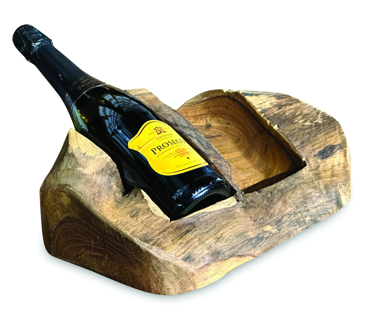 Driftwood Wine Holder Double
