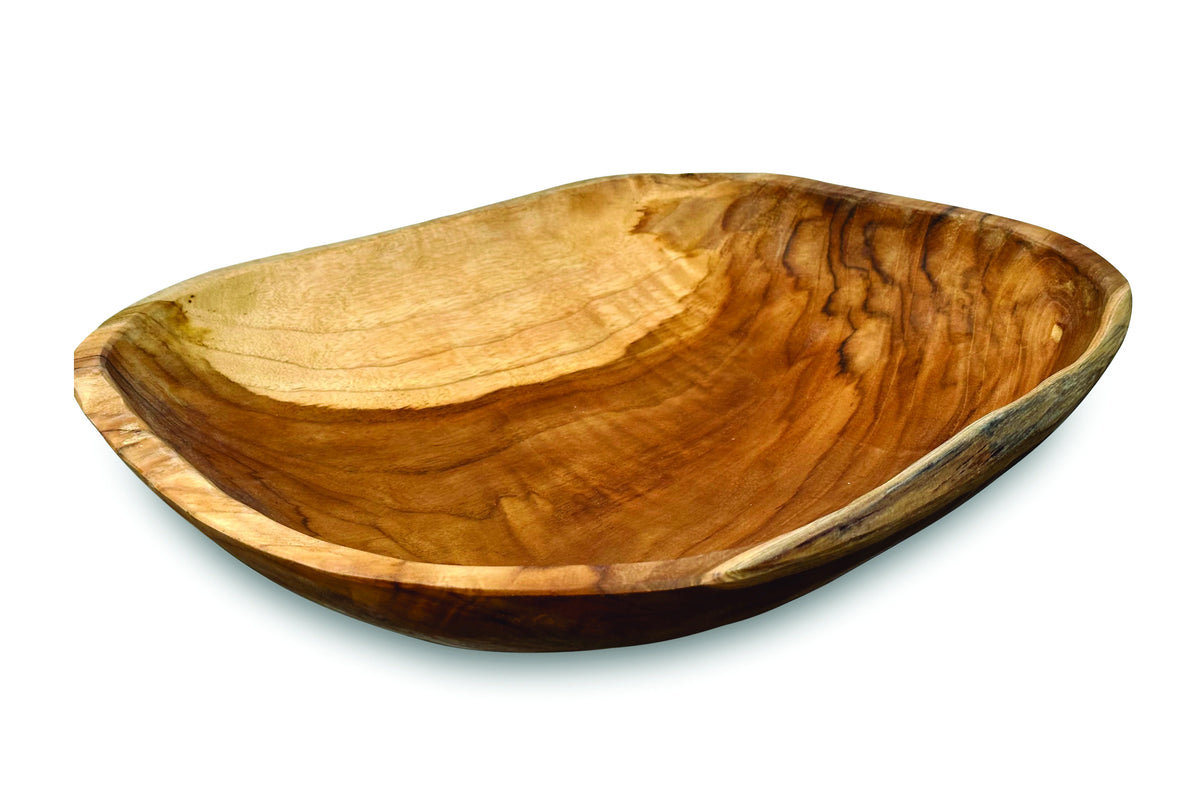 Wooden Rustic Table Bowl Extra Large 50cm