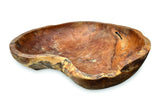 Wooden Rustic Table Bowl Extra Large 50cm